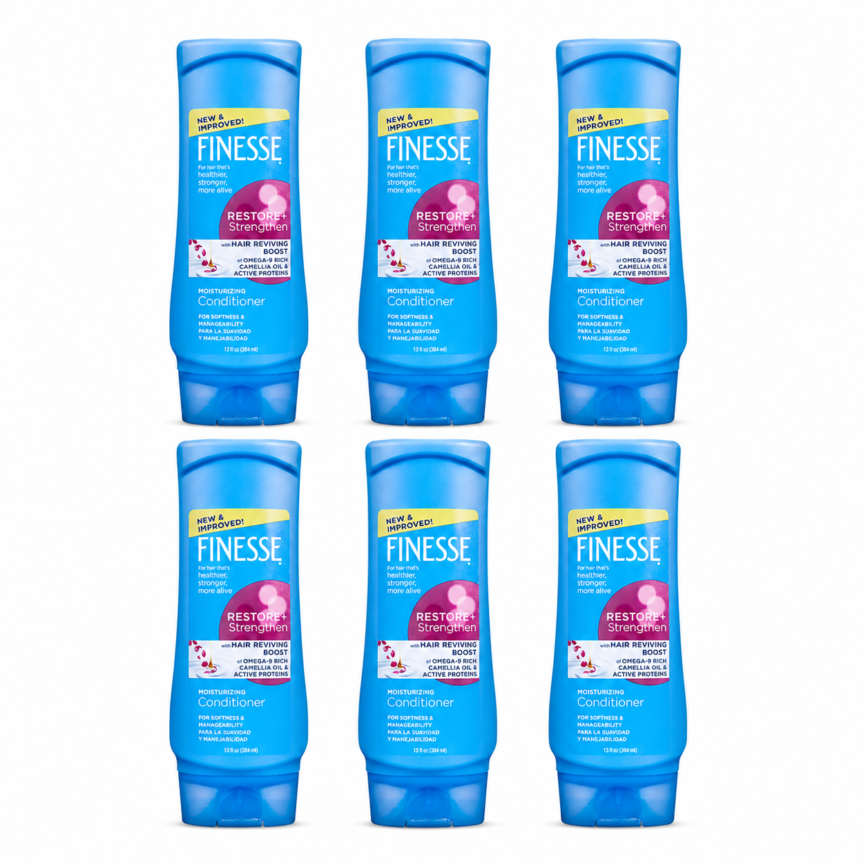 FINESSE Restore + Strengthen Moisturizing Conditioner 13 oz Finesse